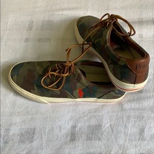 Polo sneakers, NWOT, mens size 9.5